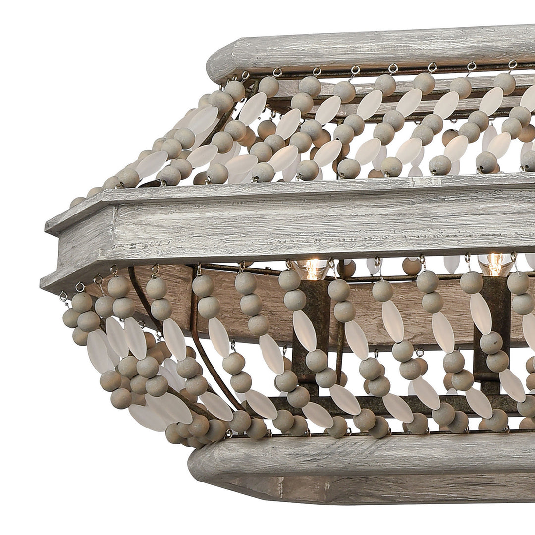 Elk Summerton 33192/6 Pendant Light - Washed Gray