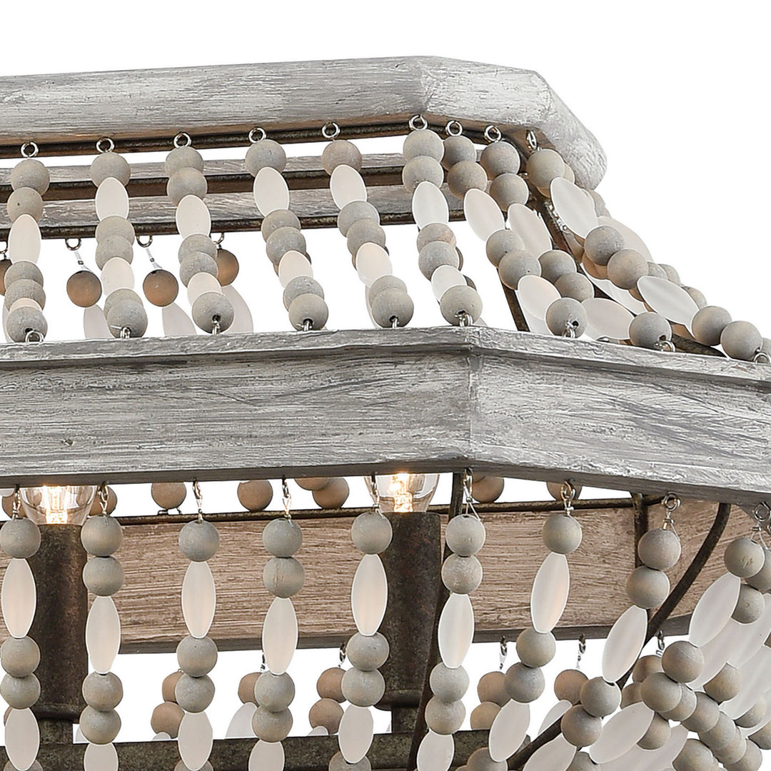 Elk Summerton 33192/6 Pendant Light - Washed Gray