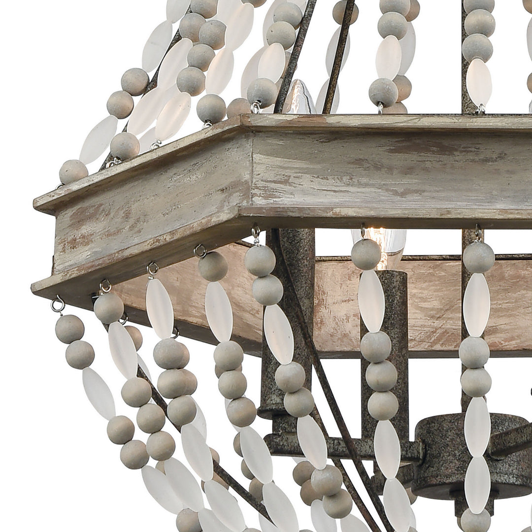 Elk Summerton 33193/4 Chandelier Light - Washed Gray