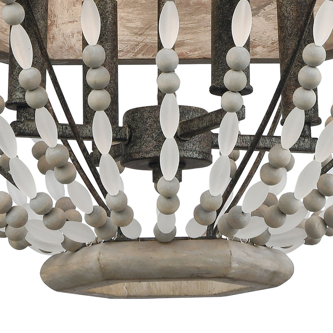 Elk Summerton 33193/4 Chandelier Light - Washed Gray