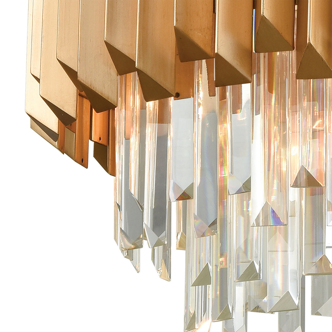 Elk Seneca Falls 33215/6 Chandelier Light - Matte Gold