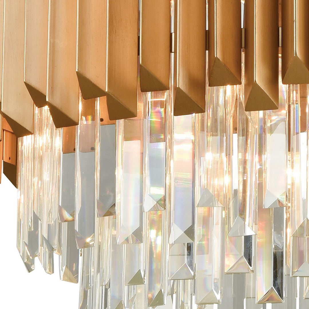 Elk Seneca Falls 33216/8 Chandelier Light - Matte Gold