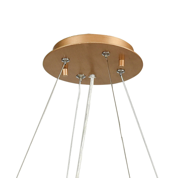 Elk Seneca Falls 33216/8 Chandelier Light - Matte Gold