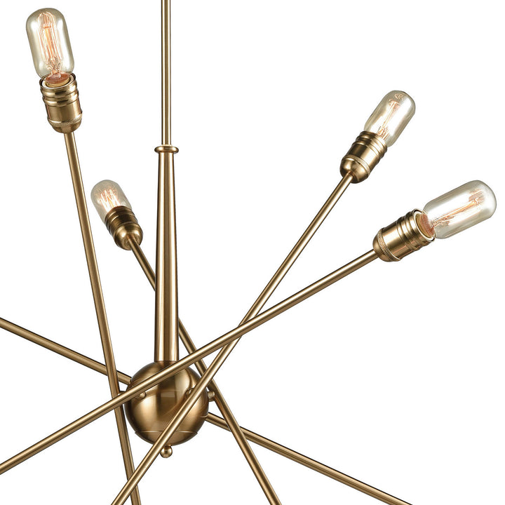 Elk Delphine 46241/10 Chandelier Light - Satin Brass
