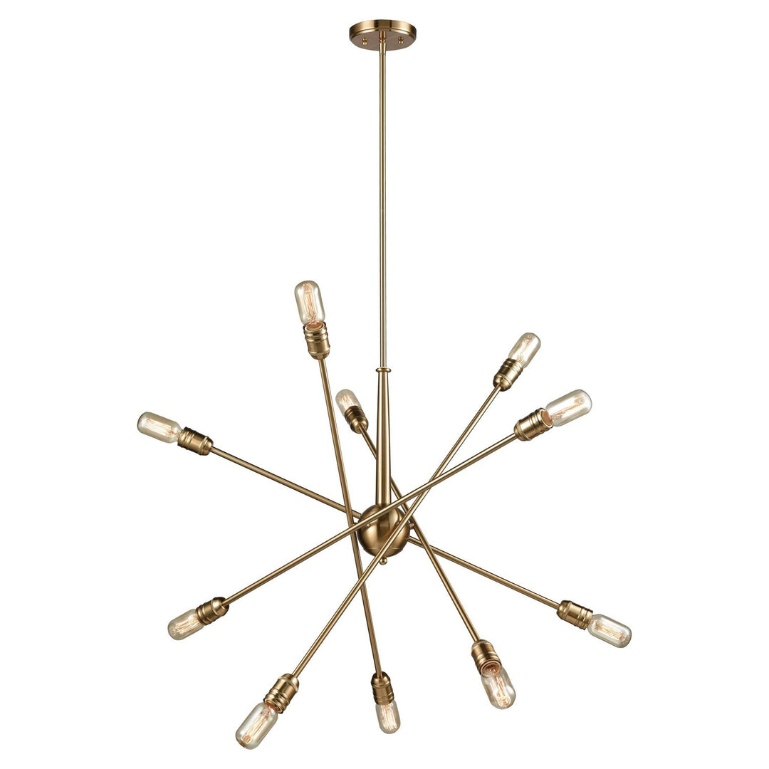 Elk Delphine 46241/10 Chandelier Light - Satin Brass