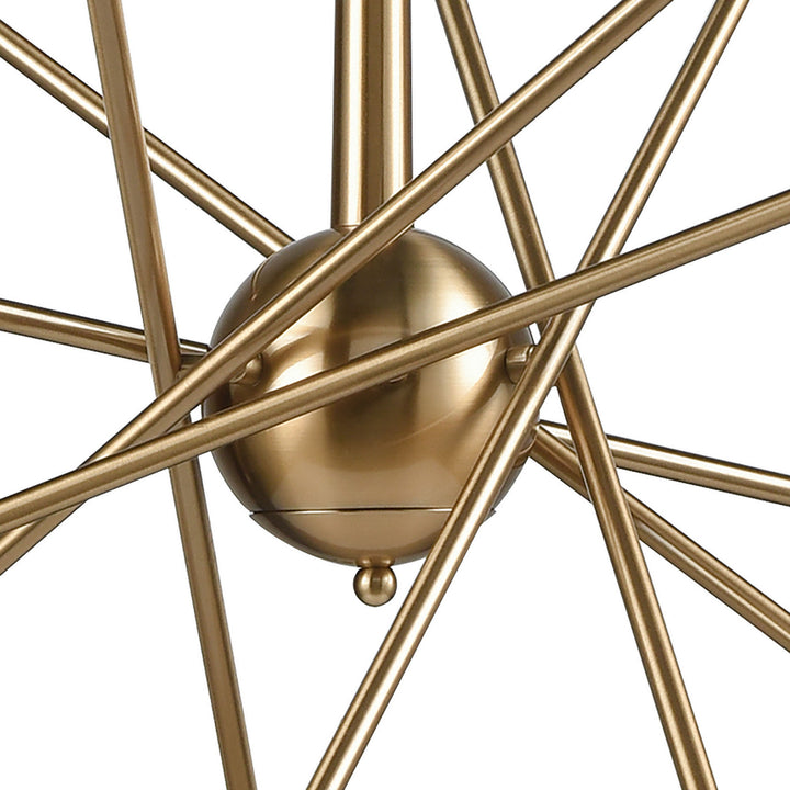 Elk Delphine 46242/14 Chandelier Light - Satin Brass