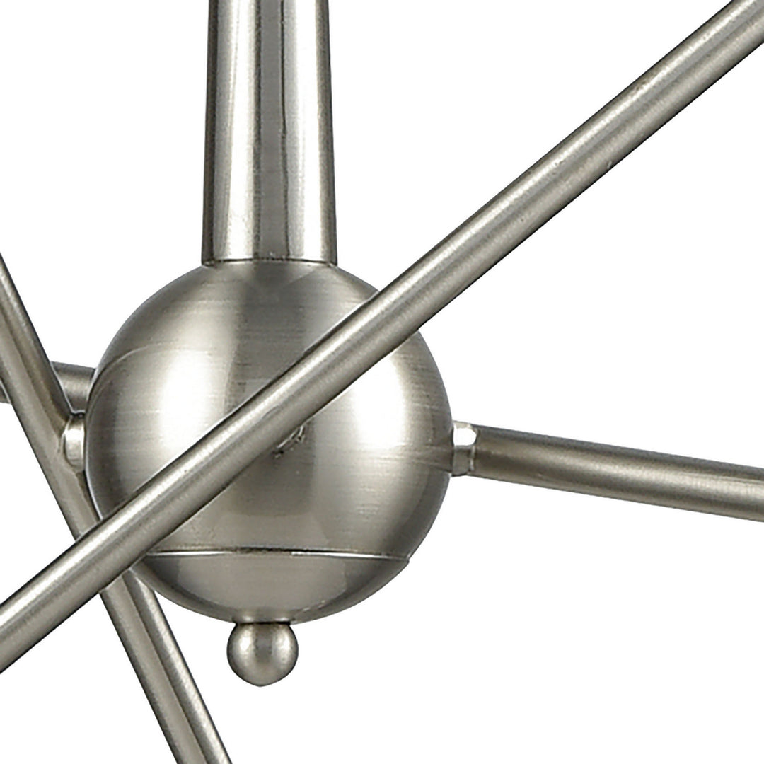 Elk Delphine 46260/6 Chandelier Light - Satin Nickel