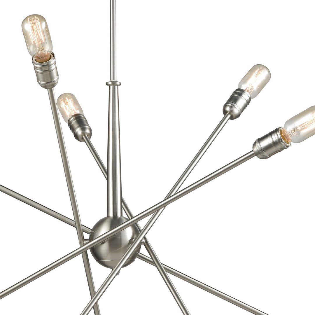 Elk Delphine 46261/10 Chandelier Light - Satin Nickel