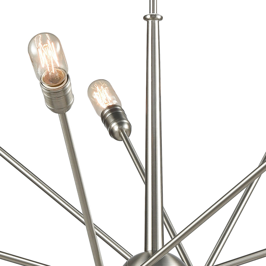 Elk Delphine 46262/14 Chandelier Light - Satin Nickel