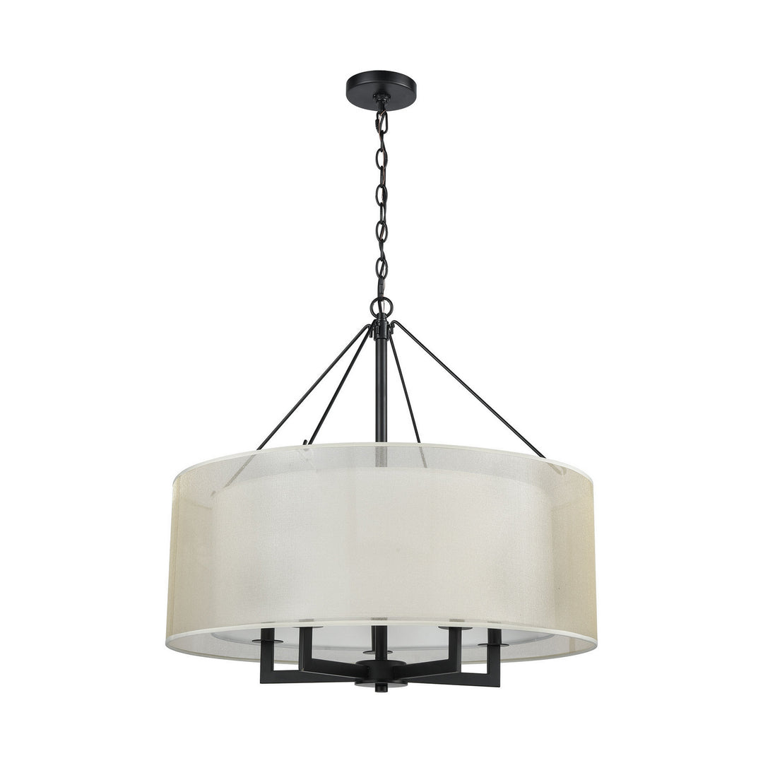 Elk Ashland 46268/5 Chandelier Light - Matte Black