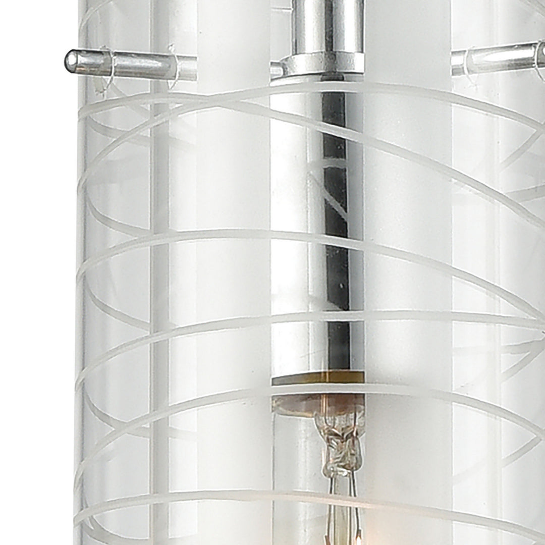 Elk Swirl 56595/1 Pendant Light - Polished Chrome