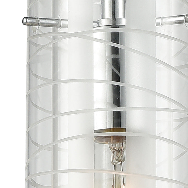 Elk Swirl 56595/1 Pendant Light - Polished Chrome