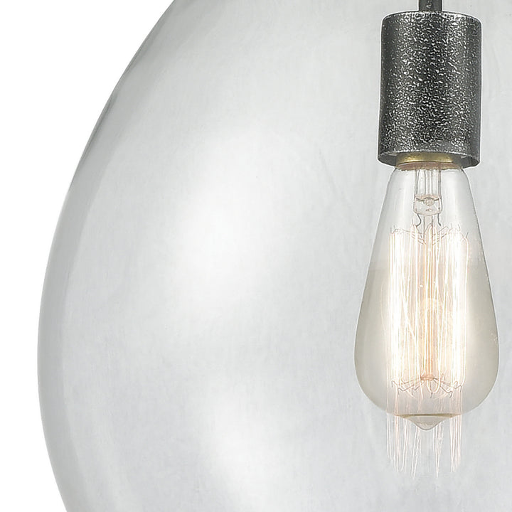 Elk Sunderland 56640/1 Pendant Light - Silvered Graphite