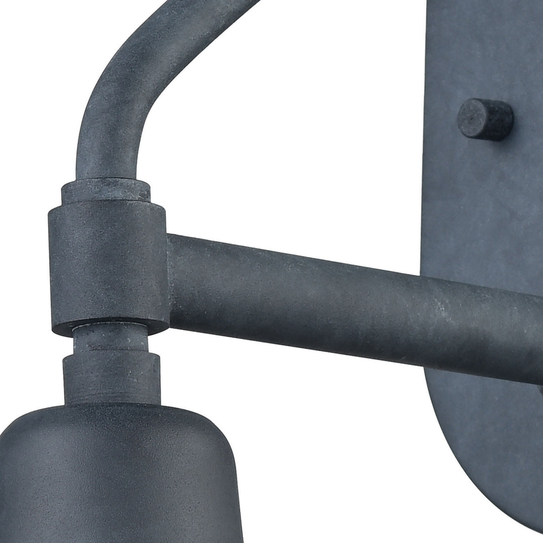 Elk Lighting 57162/1  Vinton Station Outdoor Aged Zinc