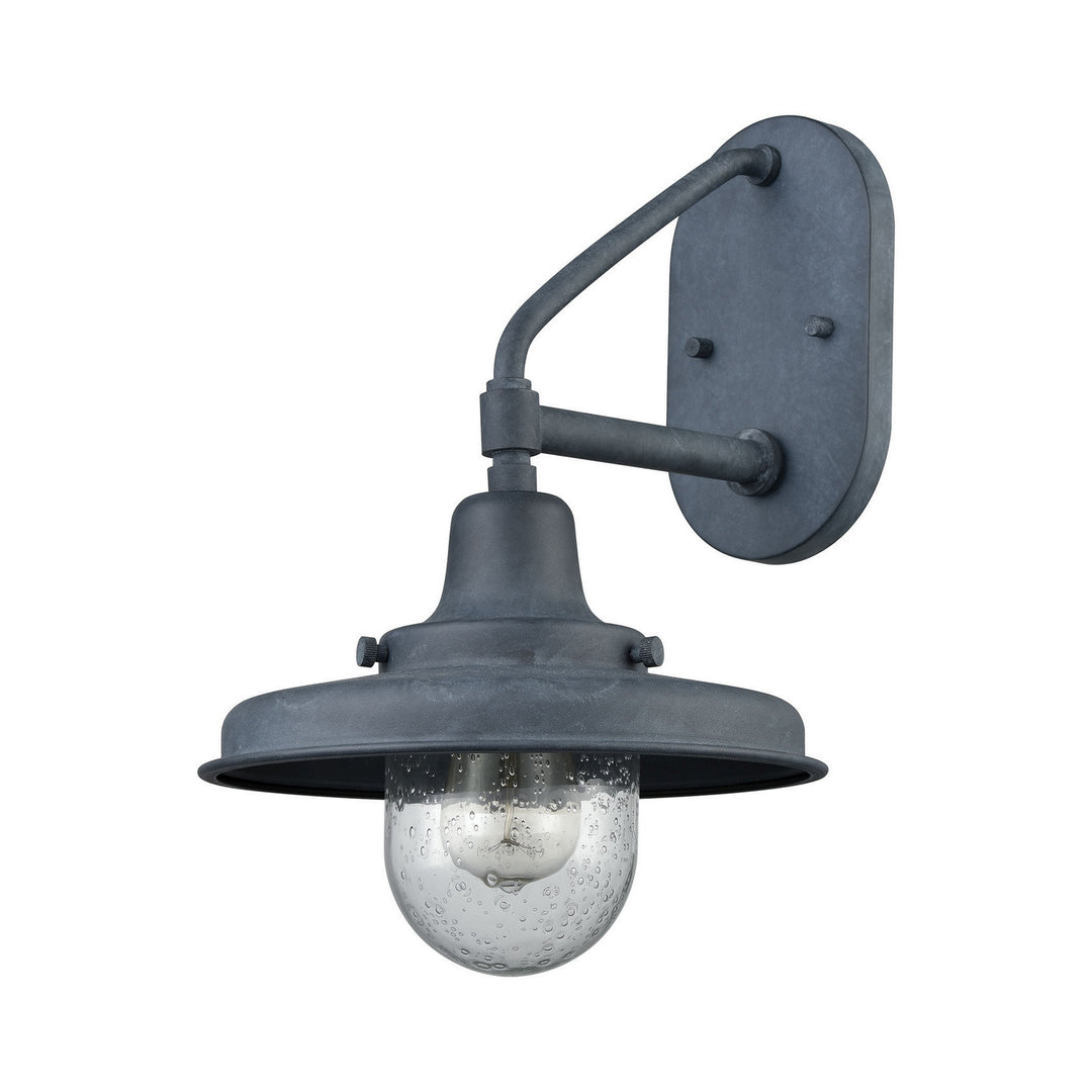 Elk Lighting 57162/1  Vinton Station Outdoor Aged Zinc