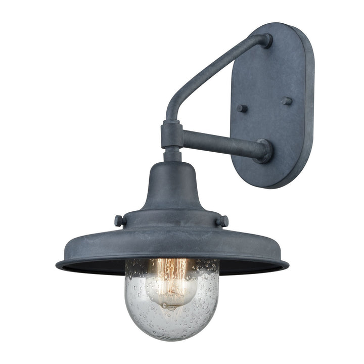 Elk Lighting 57162/1  Vinton Station Outdoor Aged Zinc