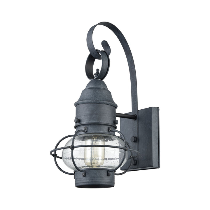 Elk Lighting 57170/1  Onion Outdoor Aged Zinc