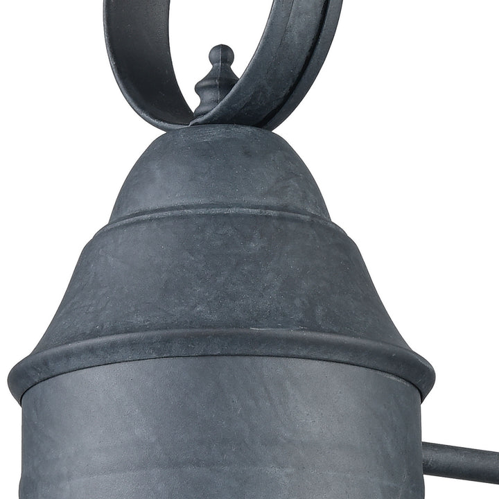 Elk Lighting 57171/1  Onion Outdoor Aged Zinc