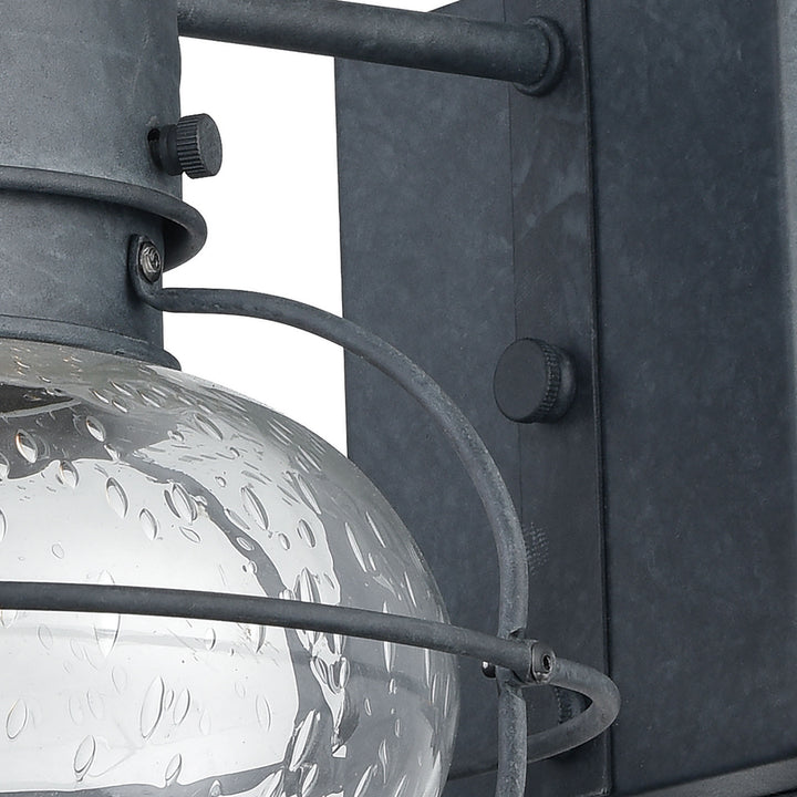 Elk Lighting 57171/1  Onion Outdoor Aged Zinc