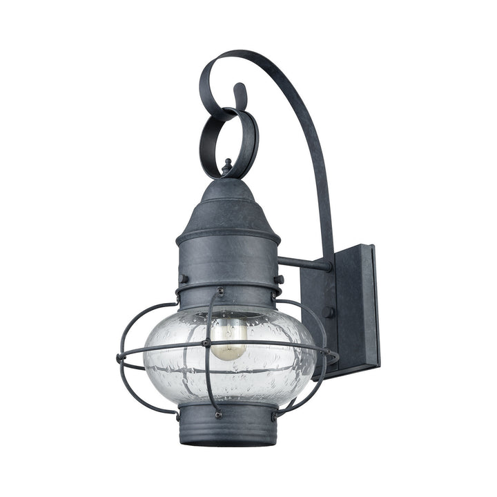 Elk Lighting 57171/1  Onion Outdoor Aged Zinc
