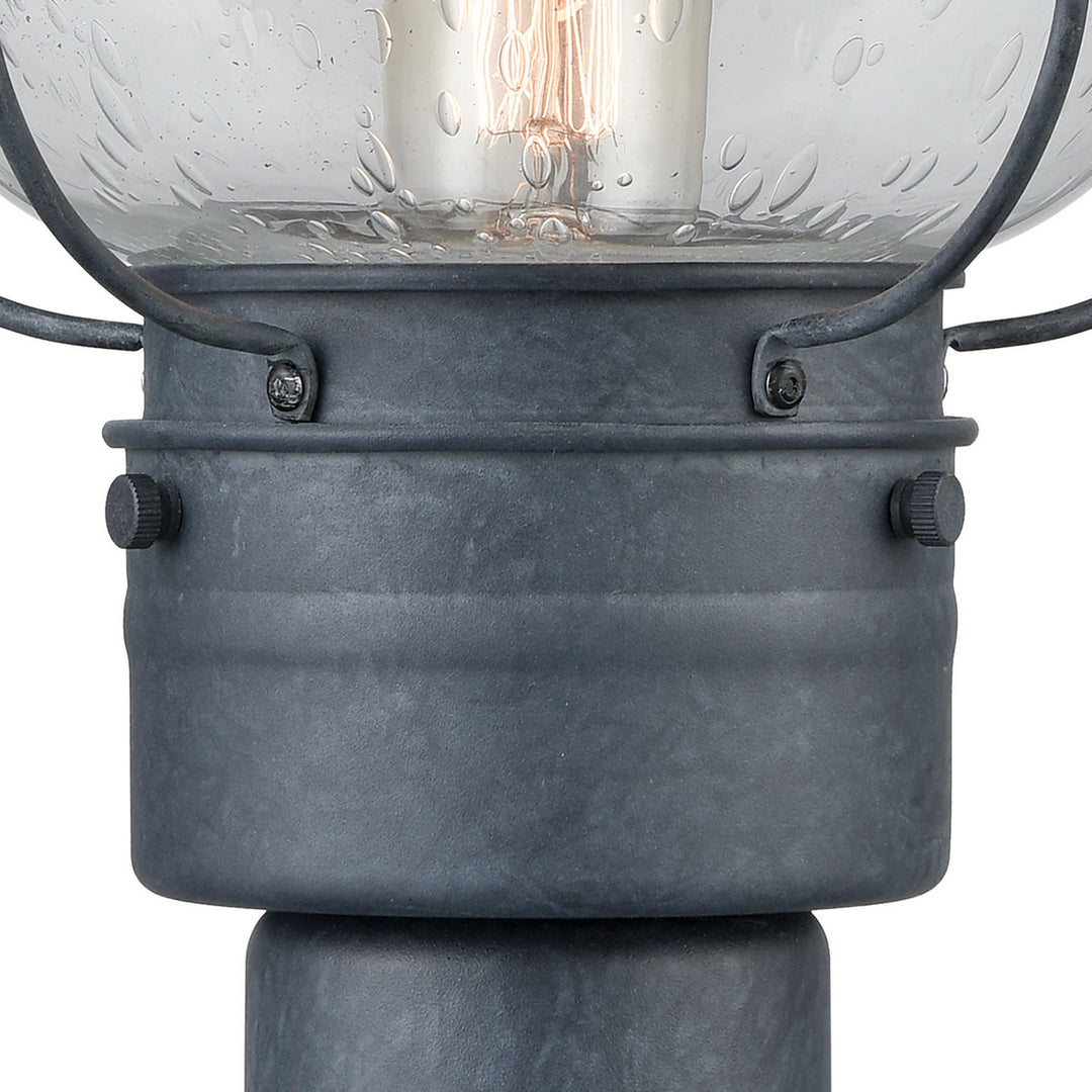 Elk Lighting 57172/1  Onion Outdoor Aged Zinc