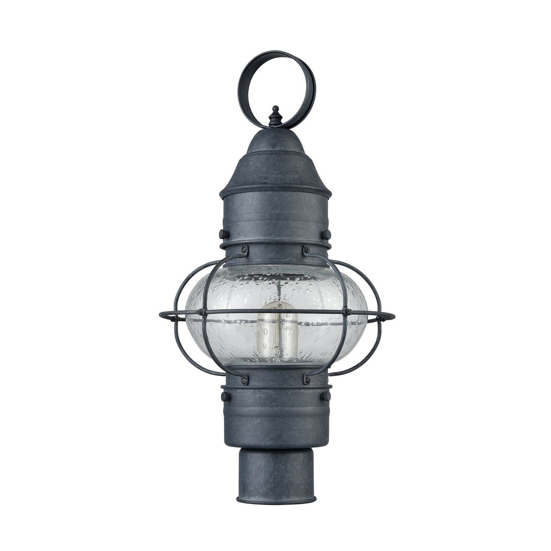 Elk Lighting 57172/1  Onion Outdoor Aged Zinc