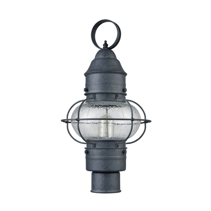 Elk Lighting 57172/1  Onion Outdoor Aged Zinc