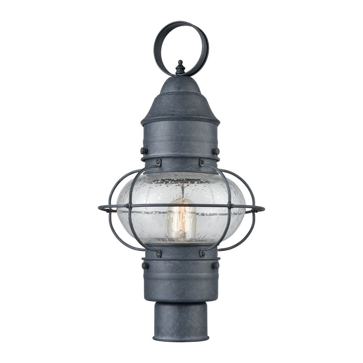 Elk Lighting 57172/1  Onion Outdoor Aged Zinc
