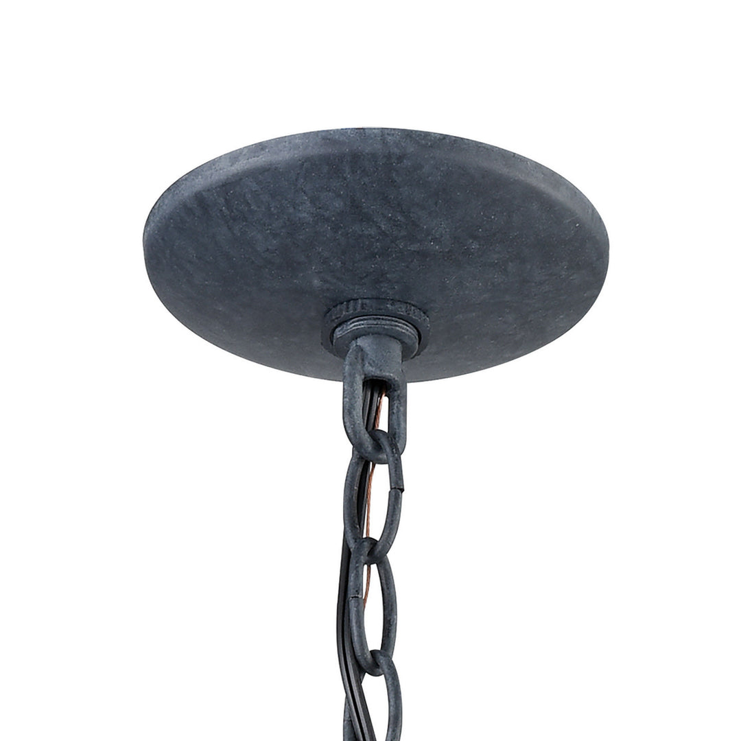 Elk Lighting 57173/1  Onion Outdoor Aged Zinc