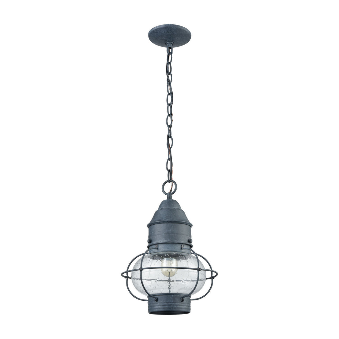 Elk Lighting 57173/1  Onion Outdoor Aged Zinc