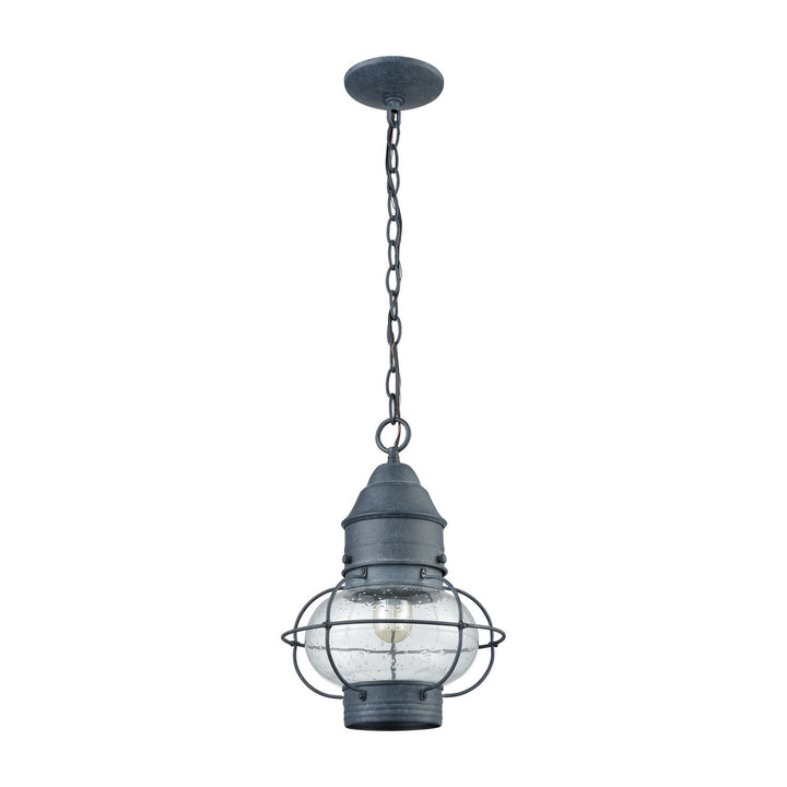 Elk Lighting 57173/1  Onion Outdoor Aged Zinc