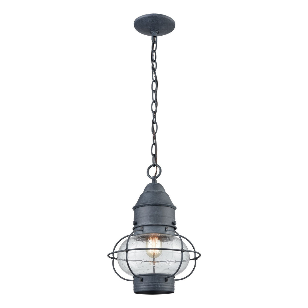 Elk Lighting 57173/1  Onion Outdoor Aged Zinc