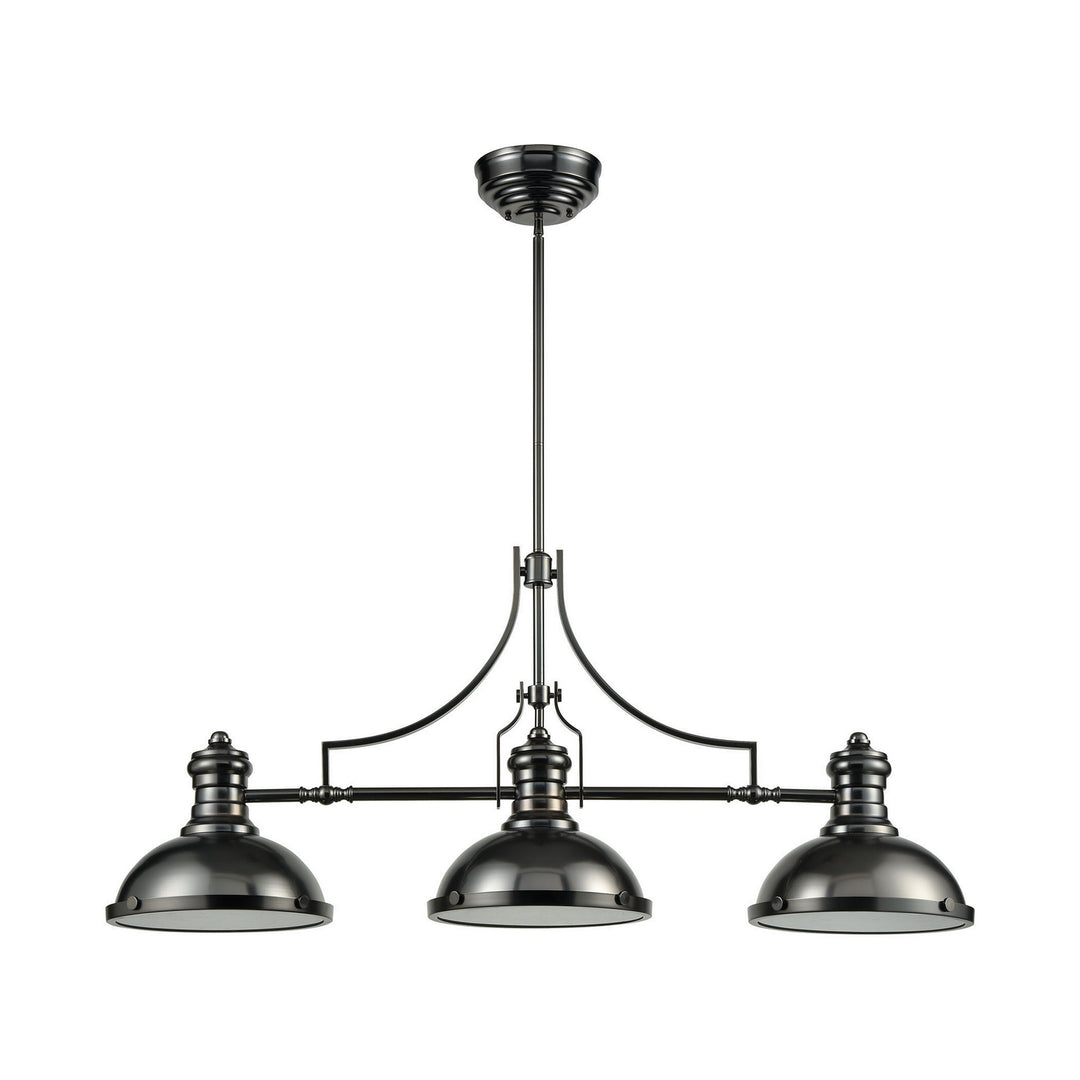 Elk Chadwick 66605-3 Pendant Light - Black Nickel