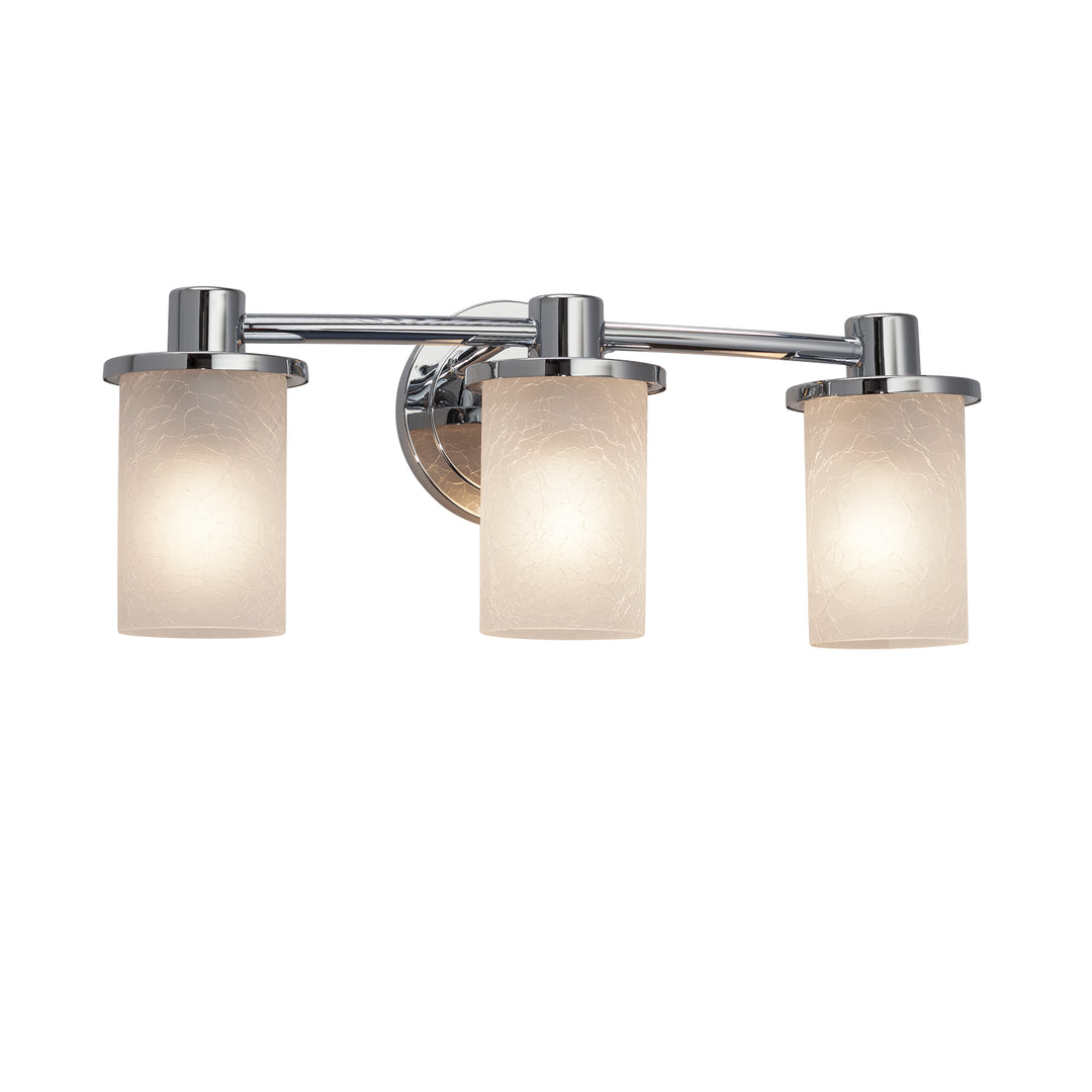 Justice Designs Fusion FSN-8513-10-FRCR-CROM Bath Vanity Light 20 in. wide - Polished Chrome