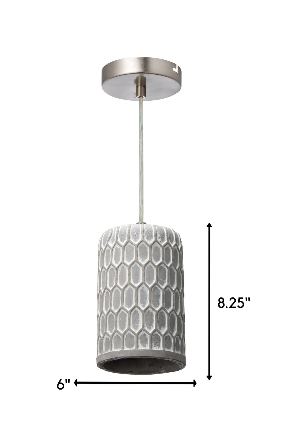 Varaluz Concrete 211M01C Pendant Light - Concrete