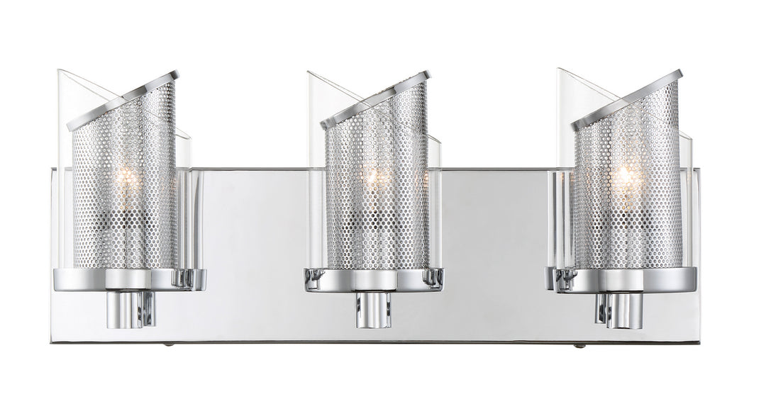 Varaluz So Inclined 246B03CH Bath Vanity Light 18 in. wide - Chrome