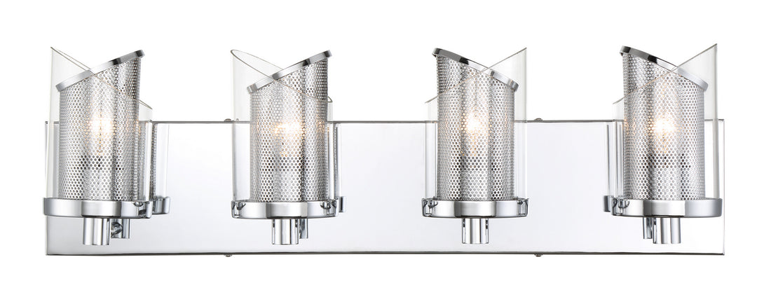 Varaluz So Inclined 246B04CH Bath Vanity Light 24 in. wide - Chrome