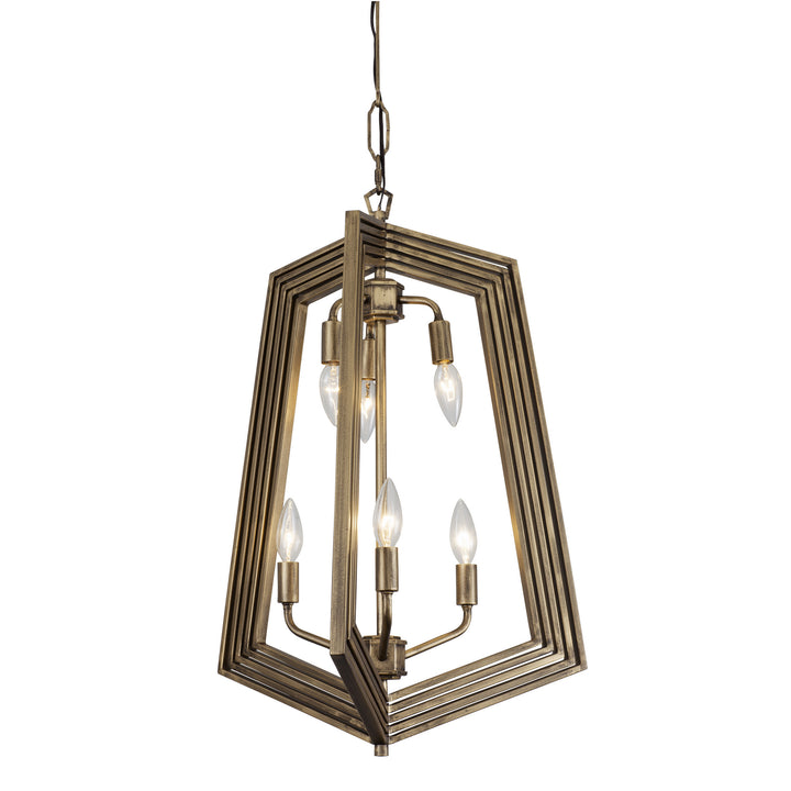 Varaluz Gymnast 262F06HG Pendant Light - Havana Gold