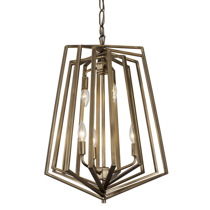 Varaluz Gymnast 262F06HG Pendant Light - Havana Gold