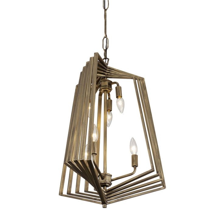 Varaluz Gymnast 262F06HG Pendant Light - Havana Gold