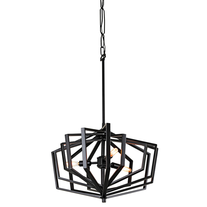 Varaluz Gymnast 262P03BL Pendant Light - Black