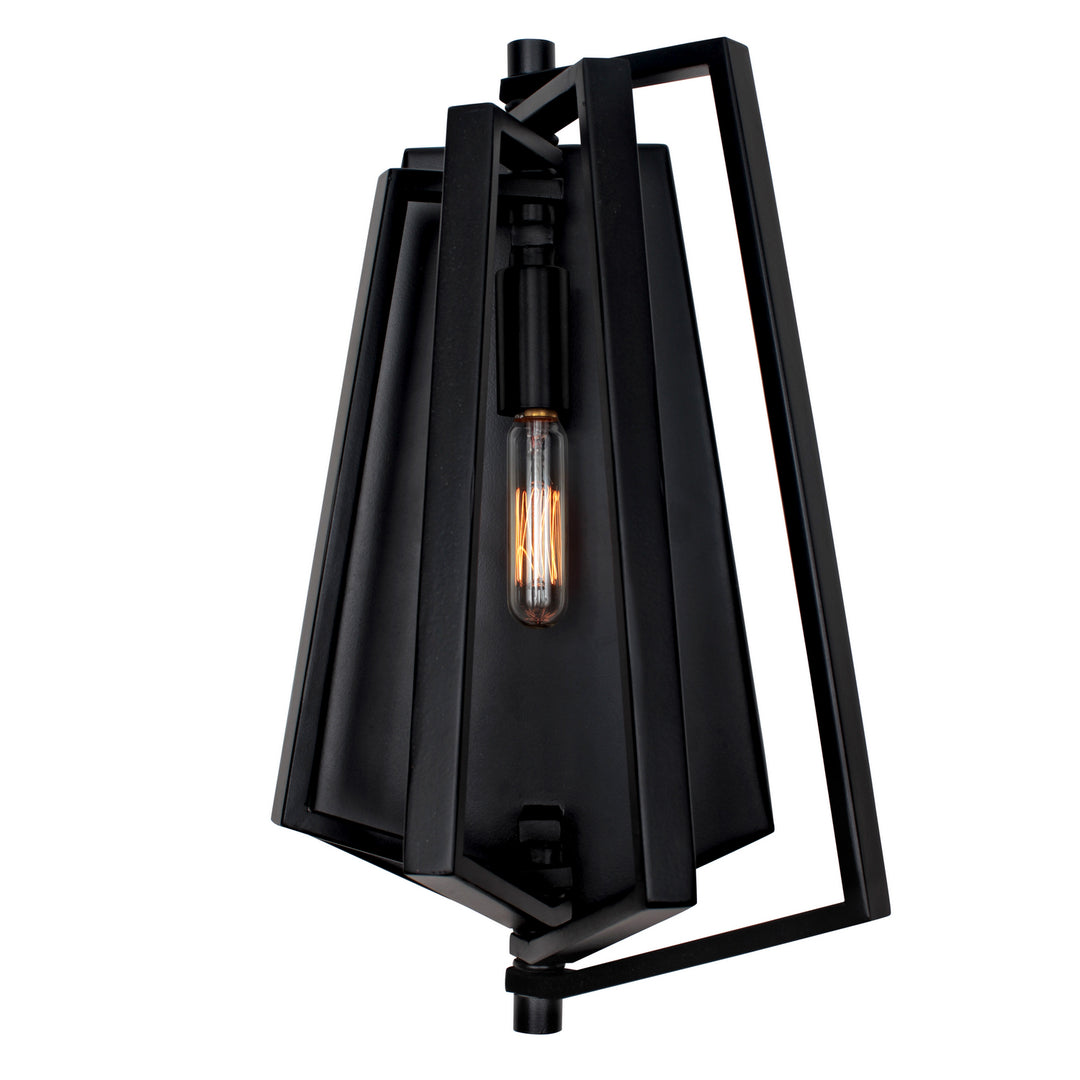 Varaluz Gymnast 262W01BL Wall Sconce Light - Black