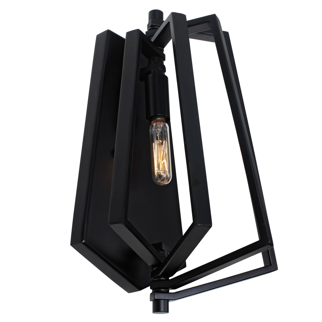 Varaluz Gymnast 262W01BL Wall Sconce Light - Black