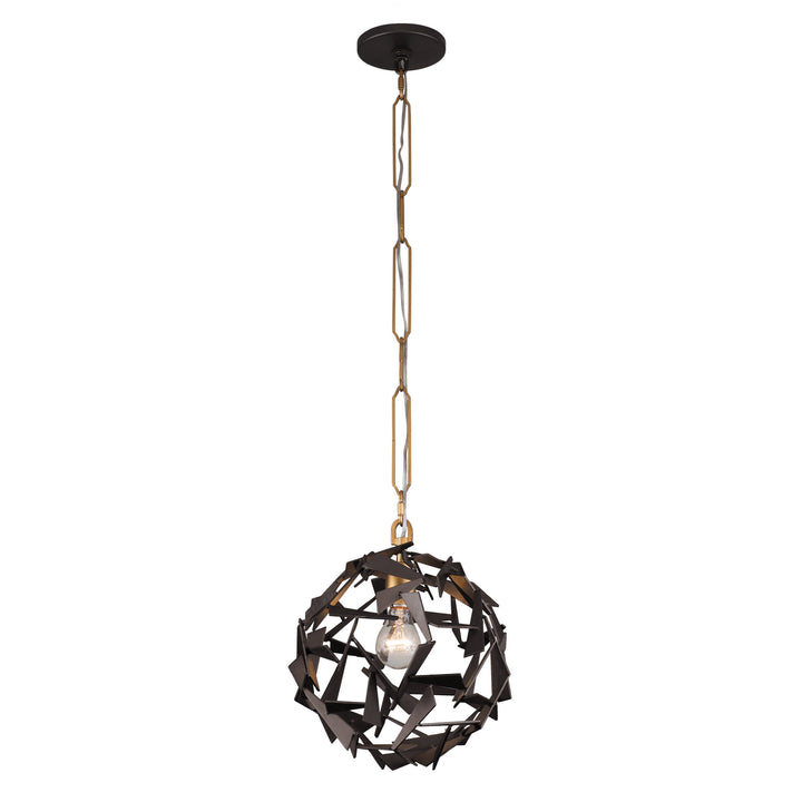Varaluz Bermuda 286P01AGRB Pendant Light - Antique Gold/Rustic Bronze