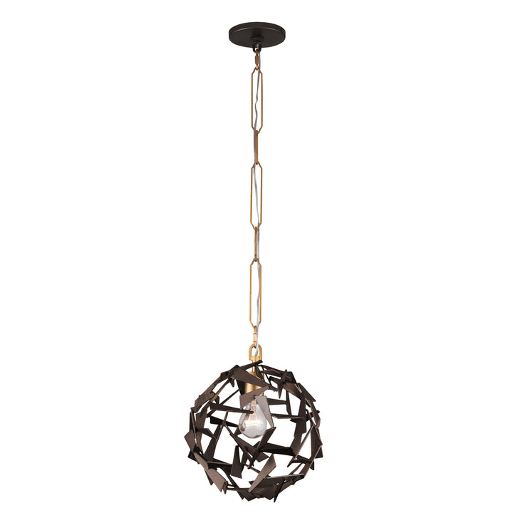 Varaluz Bermuda 286P01AGRB Pendant Light - Antique Gold/Rustic Bronze