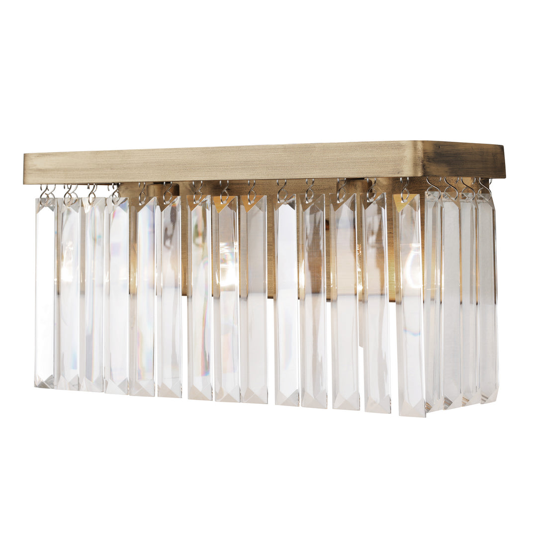 Varaluz Social Club 297B02HG Bath Vanity Light 15 in. wide - Havana Gold