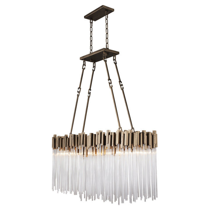 Varaluz Matrix 309N06HG Chandelier Light - Havana Gold