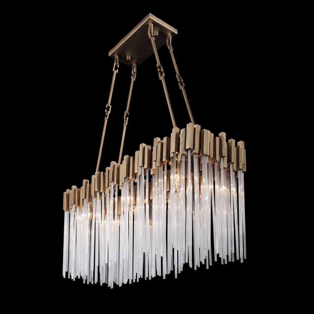 Varaluz Matrix 309N06HG Chandelier Light - Havana Gold
