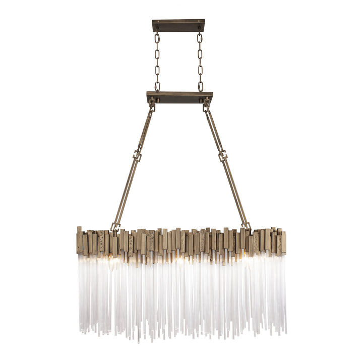 Varaluz Matrix 309N06HG Chandelier Light - Havana Gold