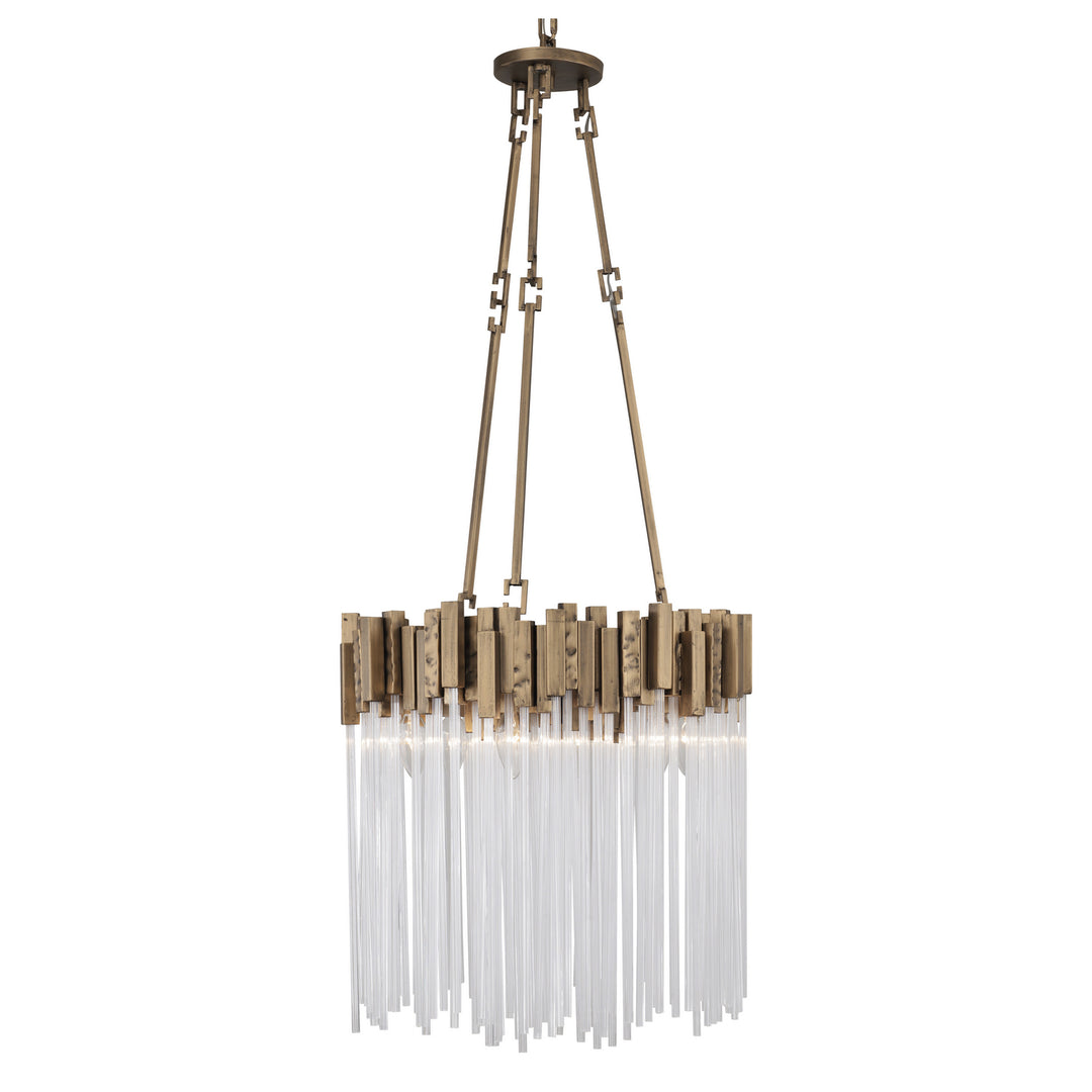 Varaluz Matrix 309P06HG Chandelier Light - Havana Gold